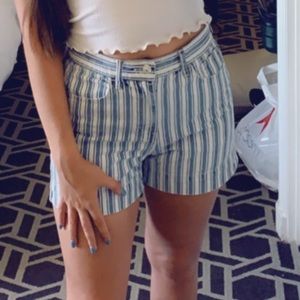 American Eagle striped shorts-size 4